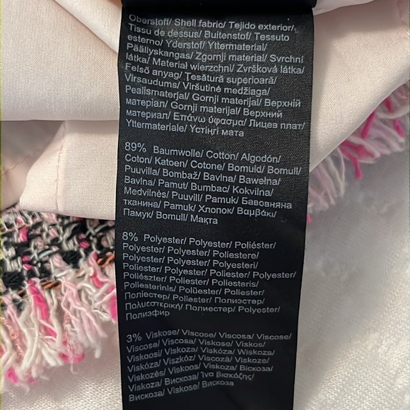 Comma, Short Tweed Boucle Skirt with Sparkly Waist - Picture 13 of 13